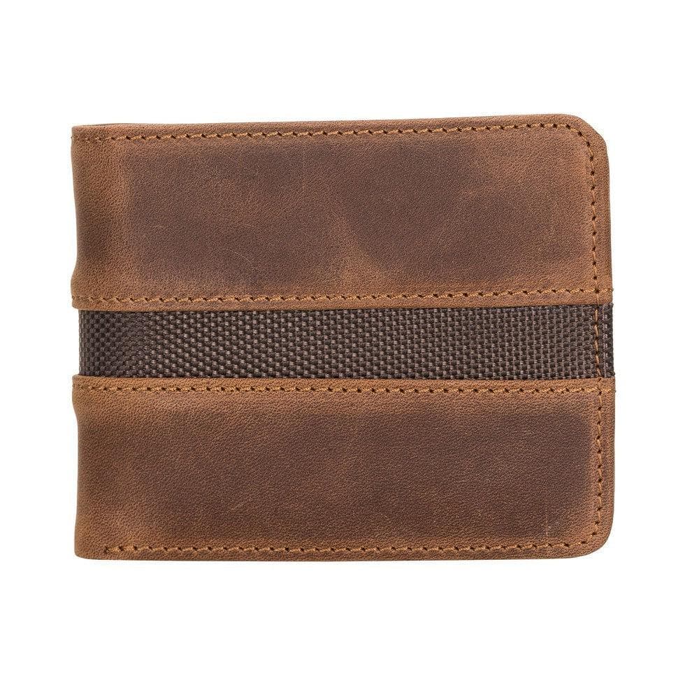 Bayelon Benjamin Leather Wallet - Handcrafted Luxury & RFID Protection Brown