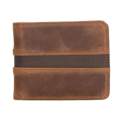 UnBranded Benjamin Leather Wallet Brown