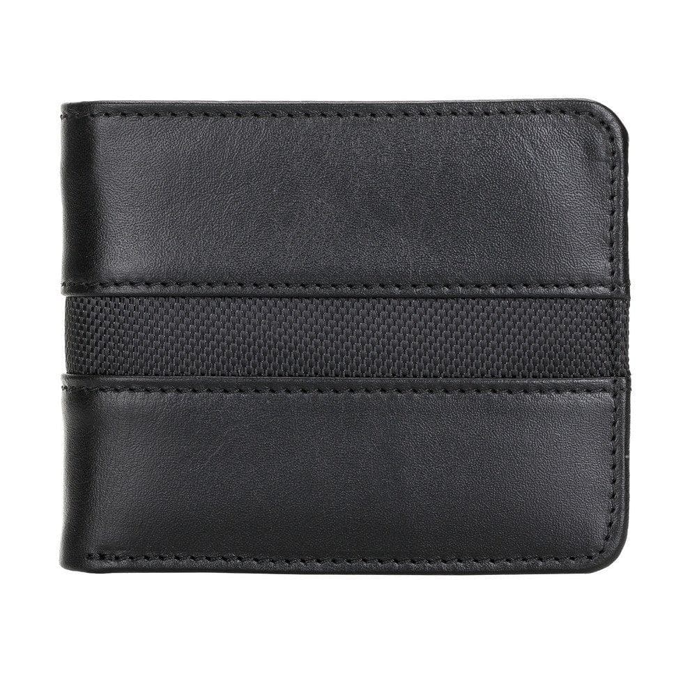 Bayelon Benjamin Leather Wallet - Handcrafted Luxury & RFID Protection Black