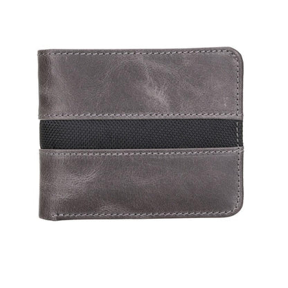 UnBranded Benjamin Leather Wallet Gray