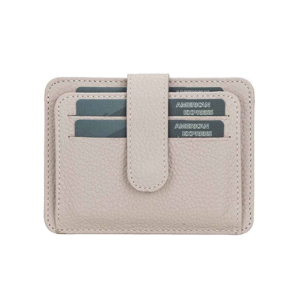 Bayelon BLW19 Genuine Leather Card Holder with Dual ID Windows