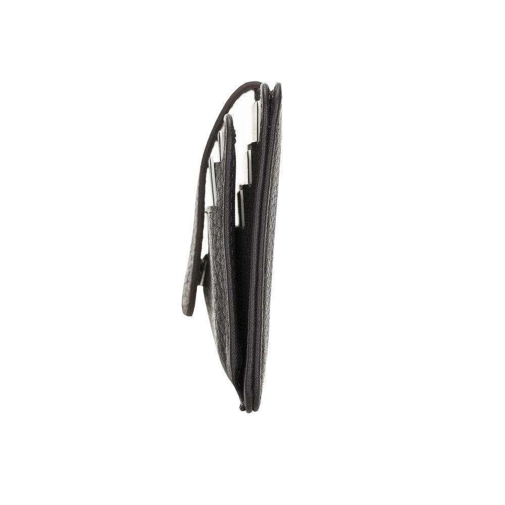 Bayelon BLW19 Genuine Leather Card Holder with Dual ID Windows