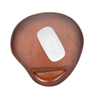 UnBranded Cushioned Leather Mouse Pad Tan