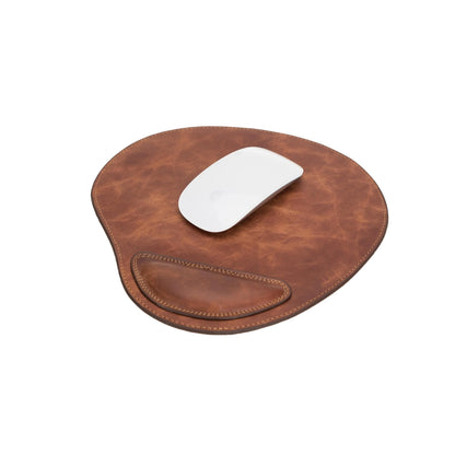 UnBranded Cushioned Leather Mouse Pad Dark Brown