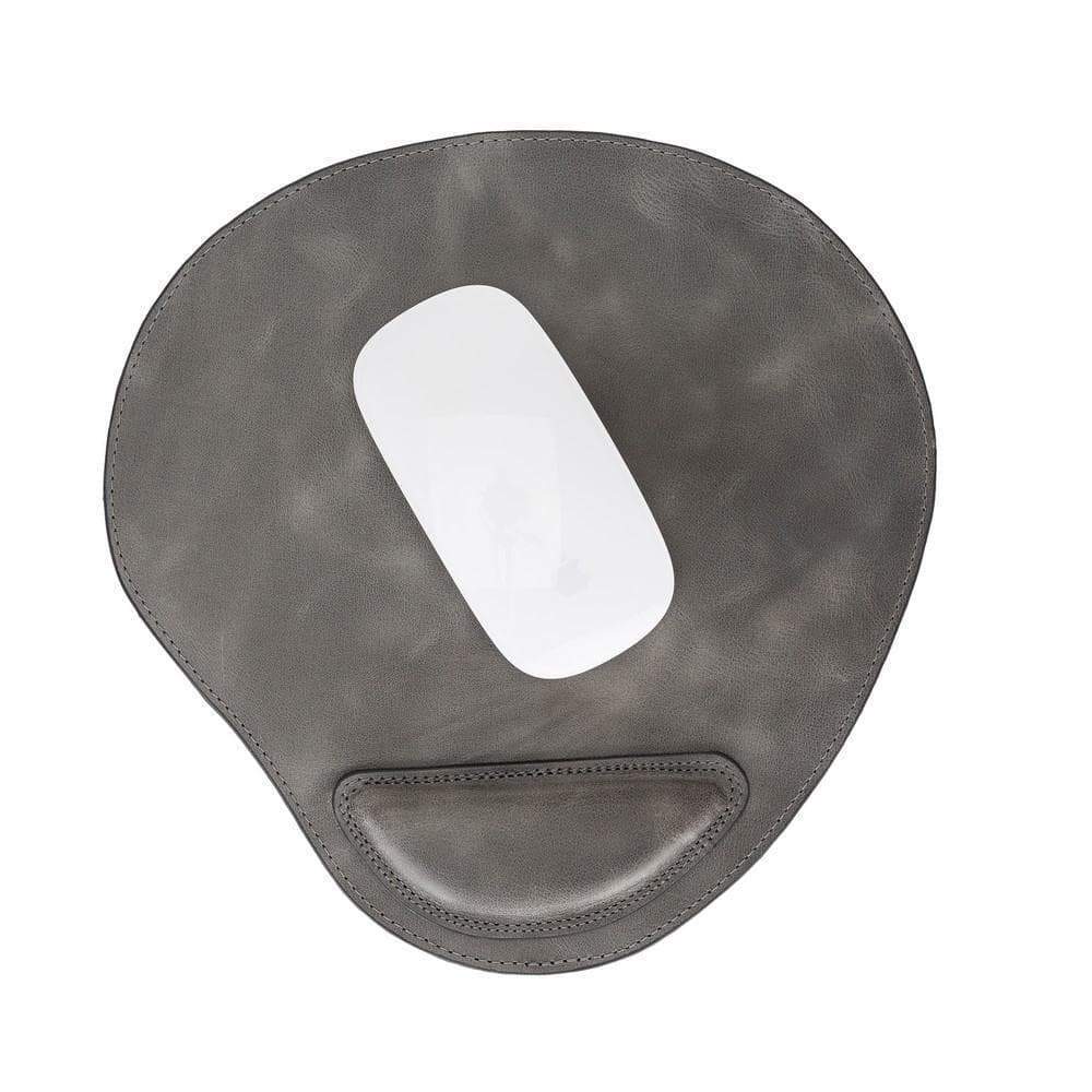 UnBranded Cushioned Leather Mouse Pad Gray