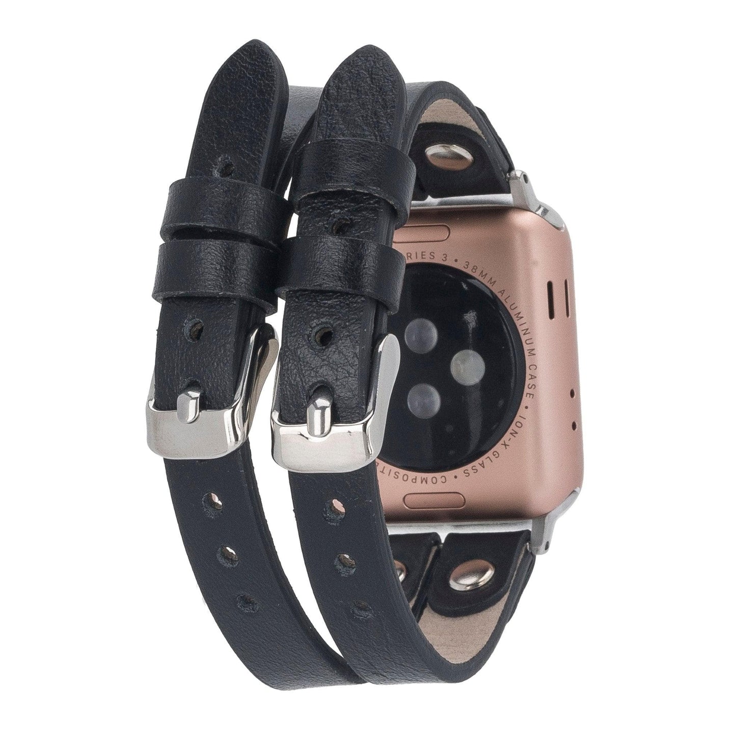 UnBranded Durham Ely Leather Apple Watch Double Band