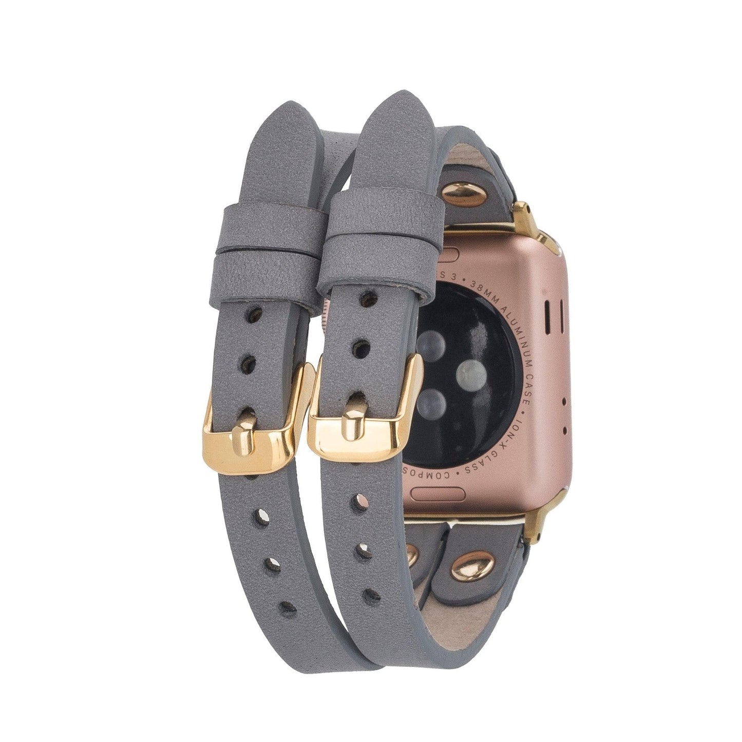 UnBranded Durham Ely Leather Apple Watch Double Band