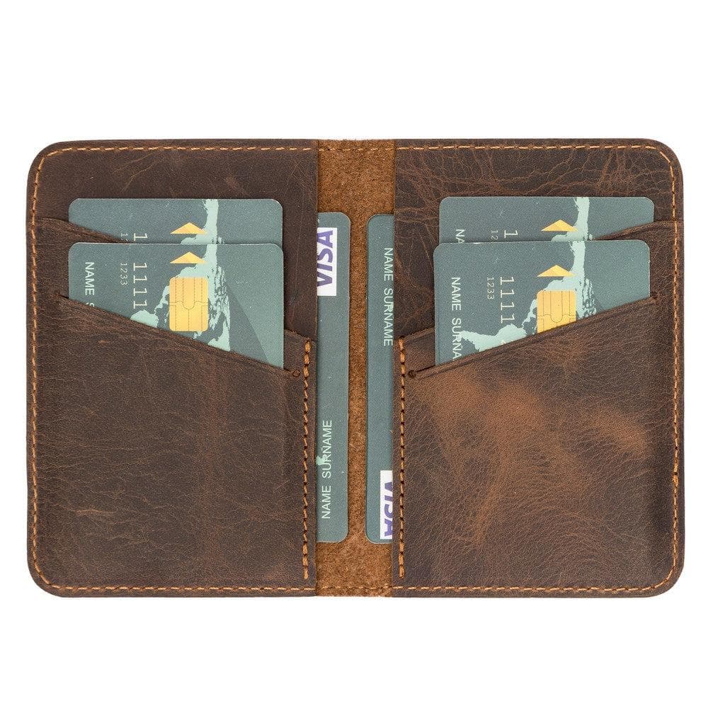 Bayelon Enrico Premium Leather Card Holder Coffee