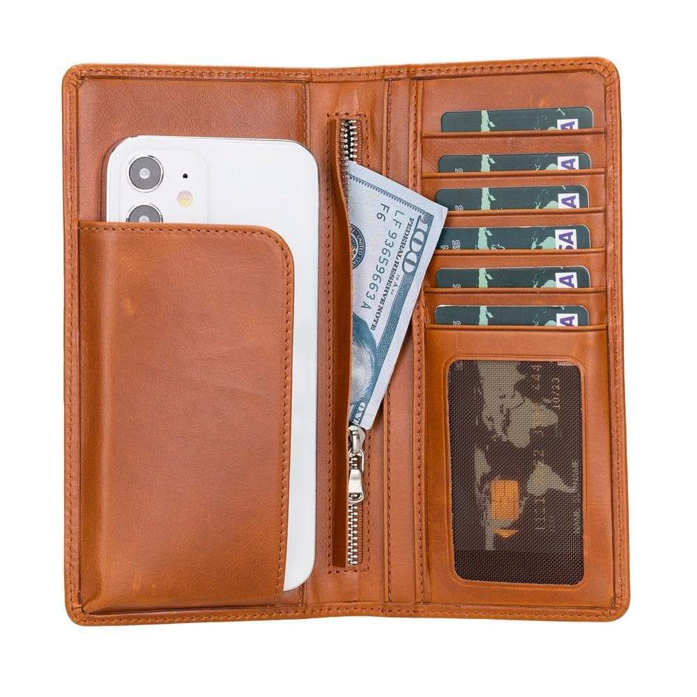 UnBranded Evra Leather Universal Wallet Tan