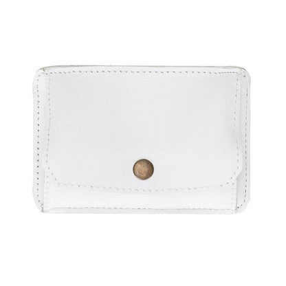 UnBranded Functional Leather Coin Holder White