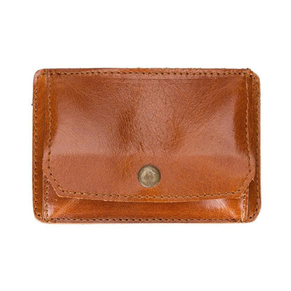 UnBranded Functional Leather Coin Holder Tan