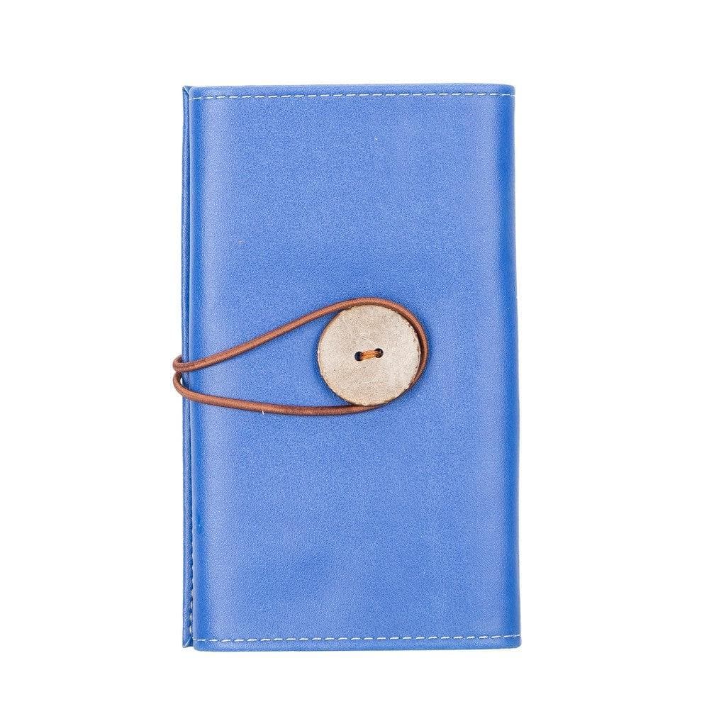 Bayelon PU Leather Business Organizer Cadet Blue