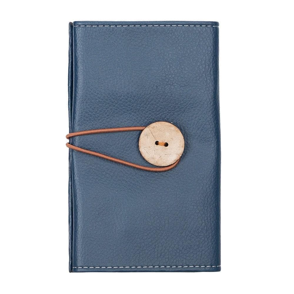 Bayelon PU Leather Business Organizer Pebble Blue