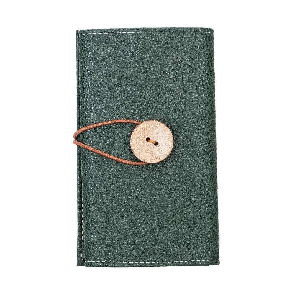 Bayelon PU Leather Business Organizer Dark Green