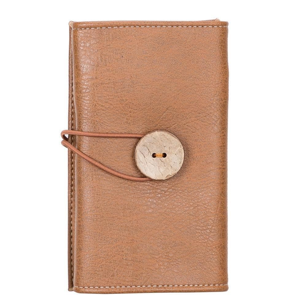 Bayelon PU Leather Business Organizer Tan
