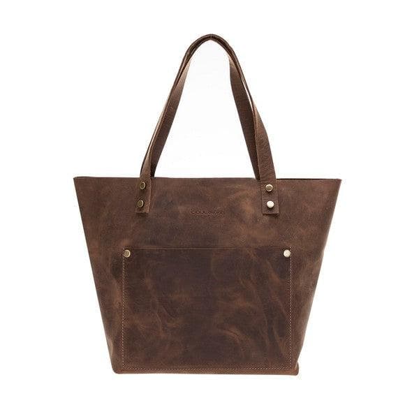 Bayelon Moon Leather Women's Tote Bag Coffee
