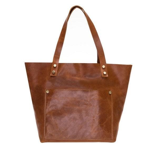 Bayelon Moon Leather Women's Tote Bag Large Moccasin