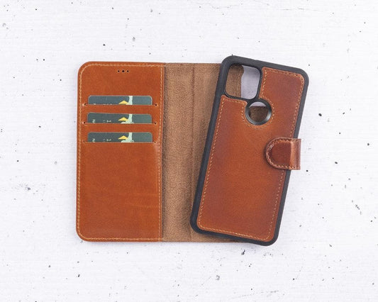 Bouletta Magic Google Pixel 5 Series Detachable Leather Case / MW Tan