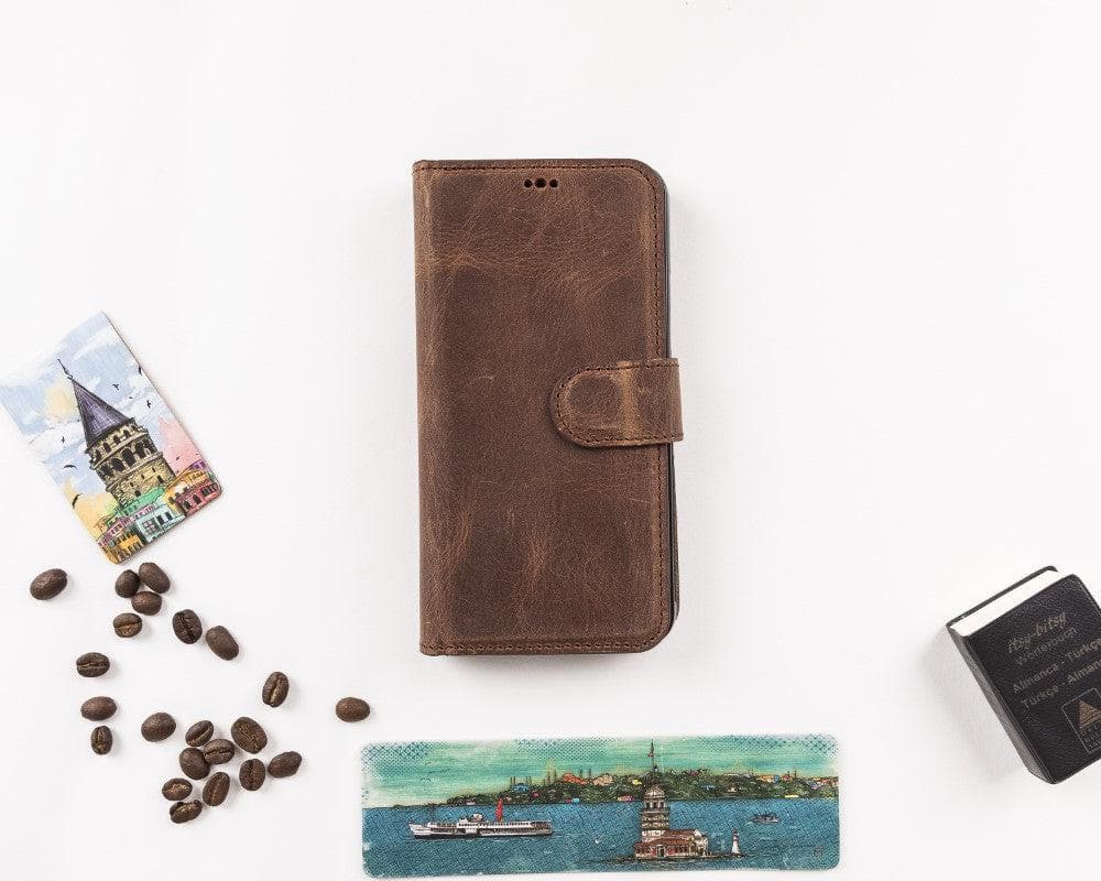 Bayelon Detachable Leather Case for Google Pixel 5 - Elegant Protection