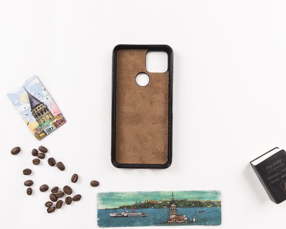 Bayelon Detachable Leather Case for Google Pixel 5 - Elegant Protection