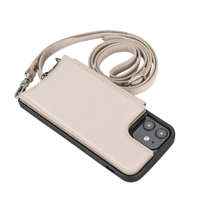 Bayelon Saff iPhone 12 Series Leather Case with Crossbody Strap - SAFF UFW