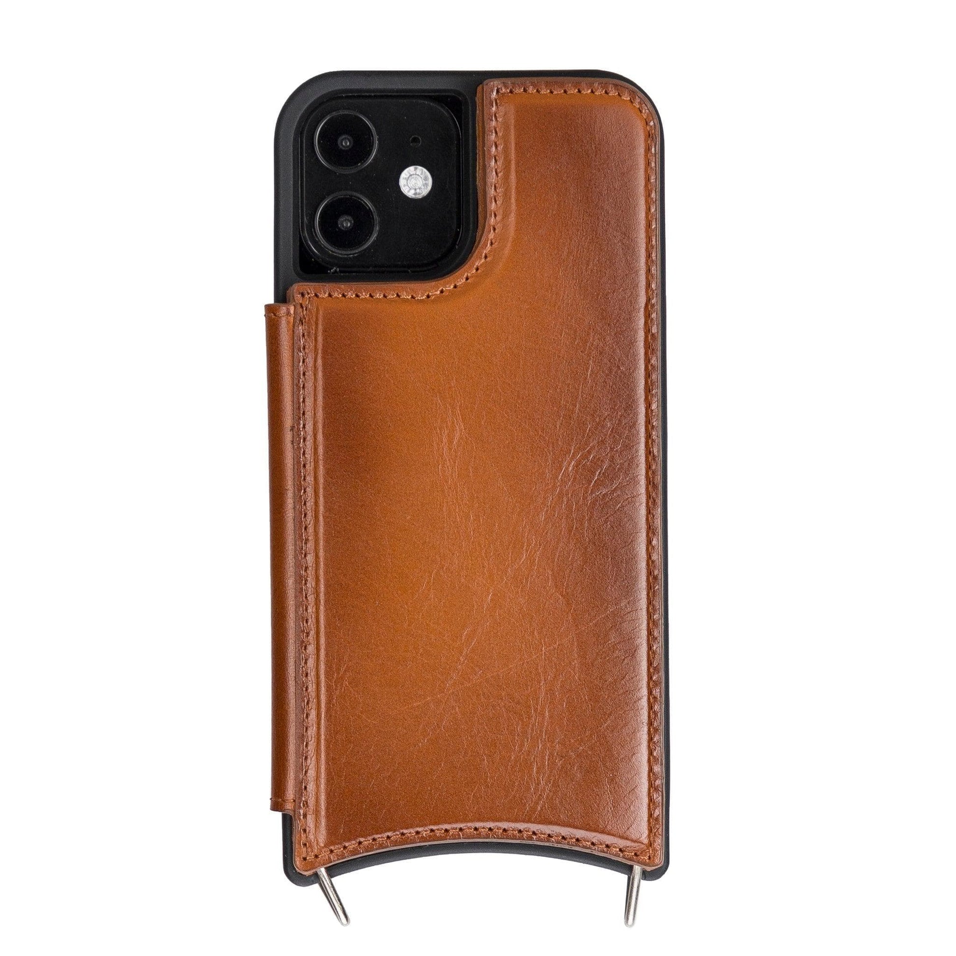 Bayelon Saff iPhone 12 Series Leather Case with Crossbody Strap - SAFF UFW