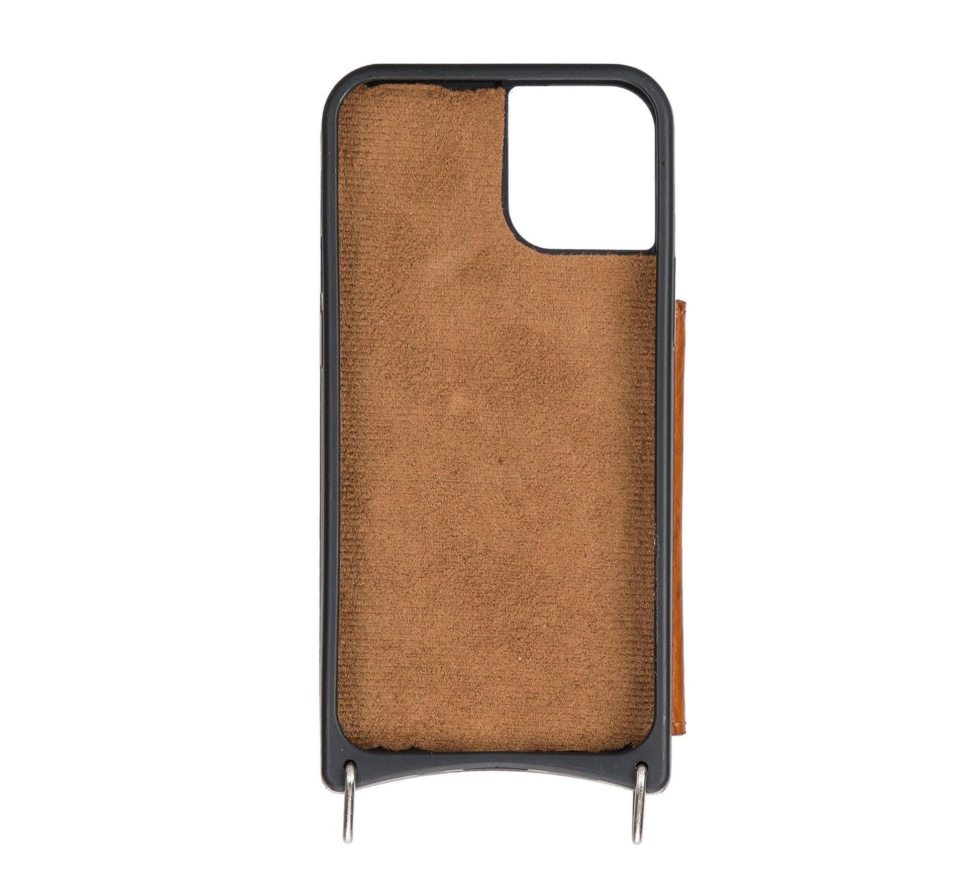 Bayelon Saff iPhone 12 Series Leather Case with Crossbody Strap - SAFF UFW