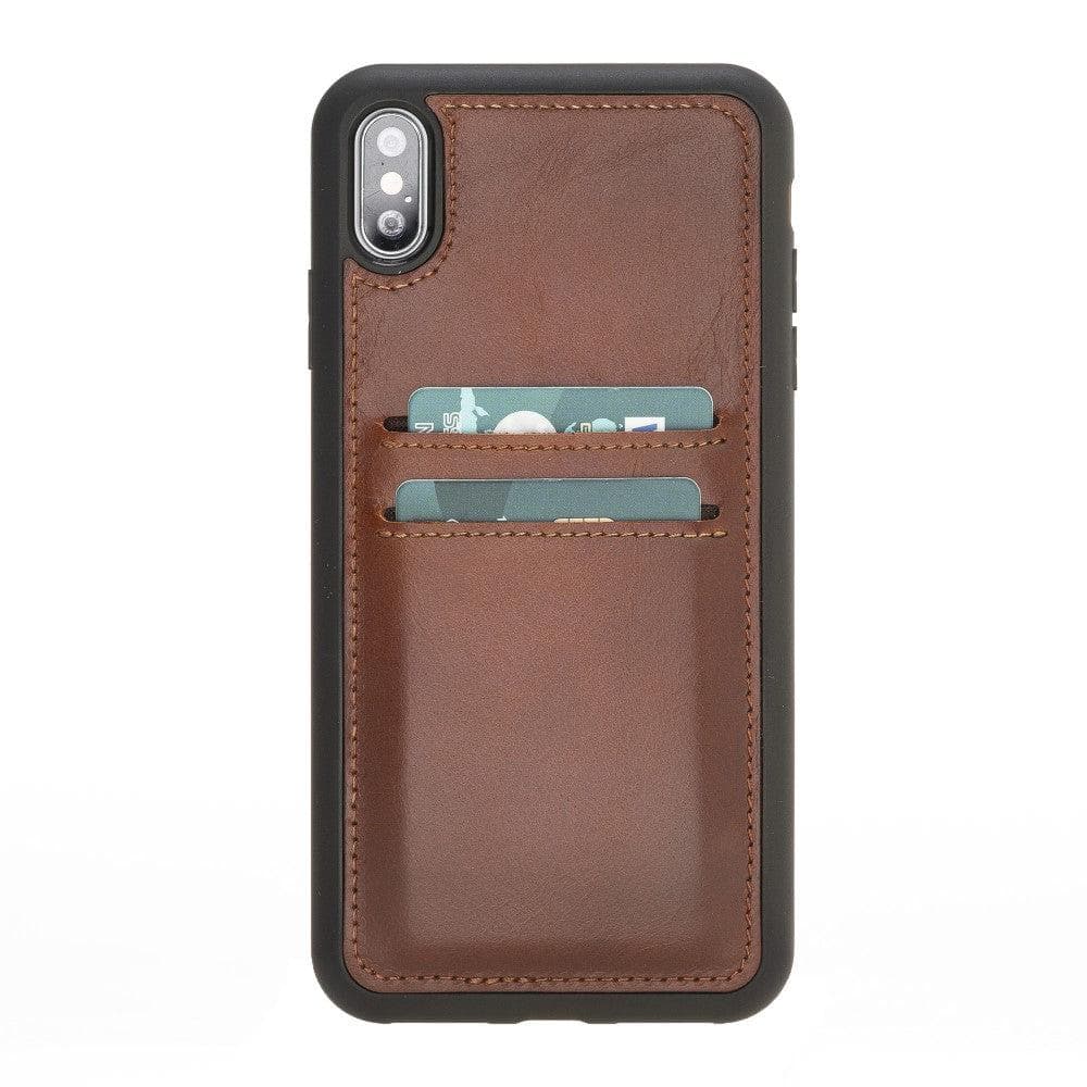 UnBranded Flex Cover Card Holder iPhone X Series Genuine Leather Back Cover / FXC CCP Tan