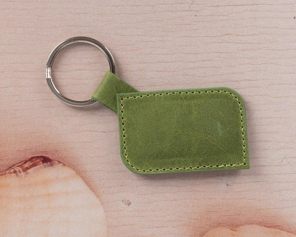 UnBranded Genuine Leather Keyring Olive