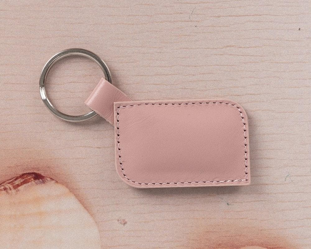 Bayelon Genuine Leather Keyring - Elegant and Durable Pink