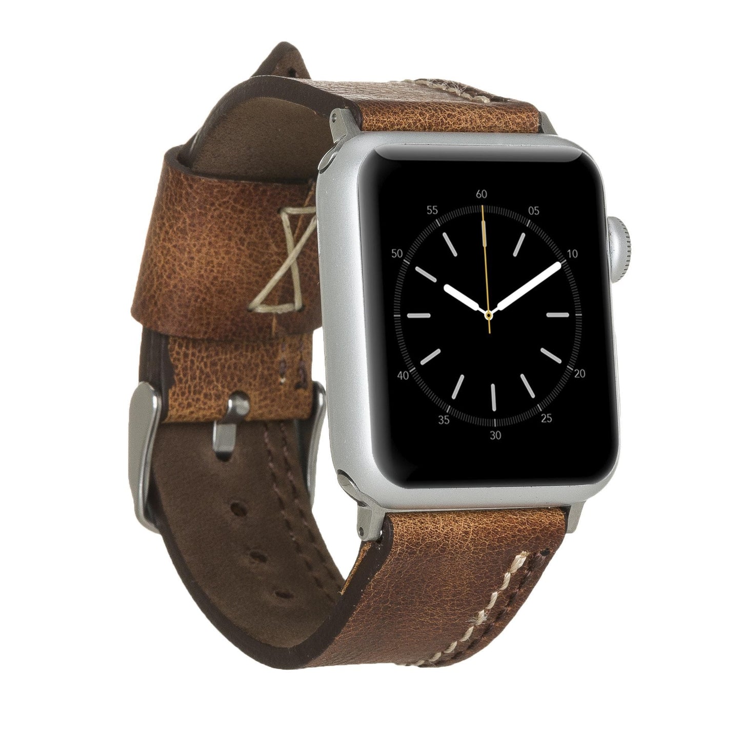 UnBranded BA3 Apple Watch Leather Band Tan