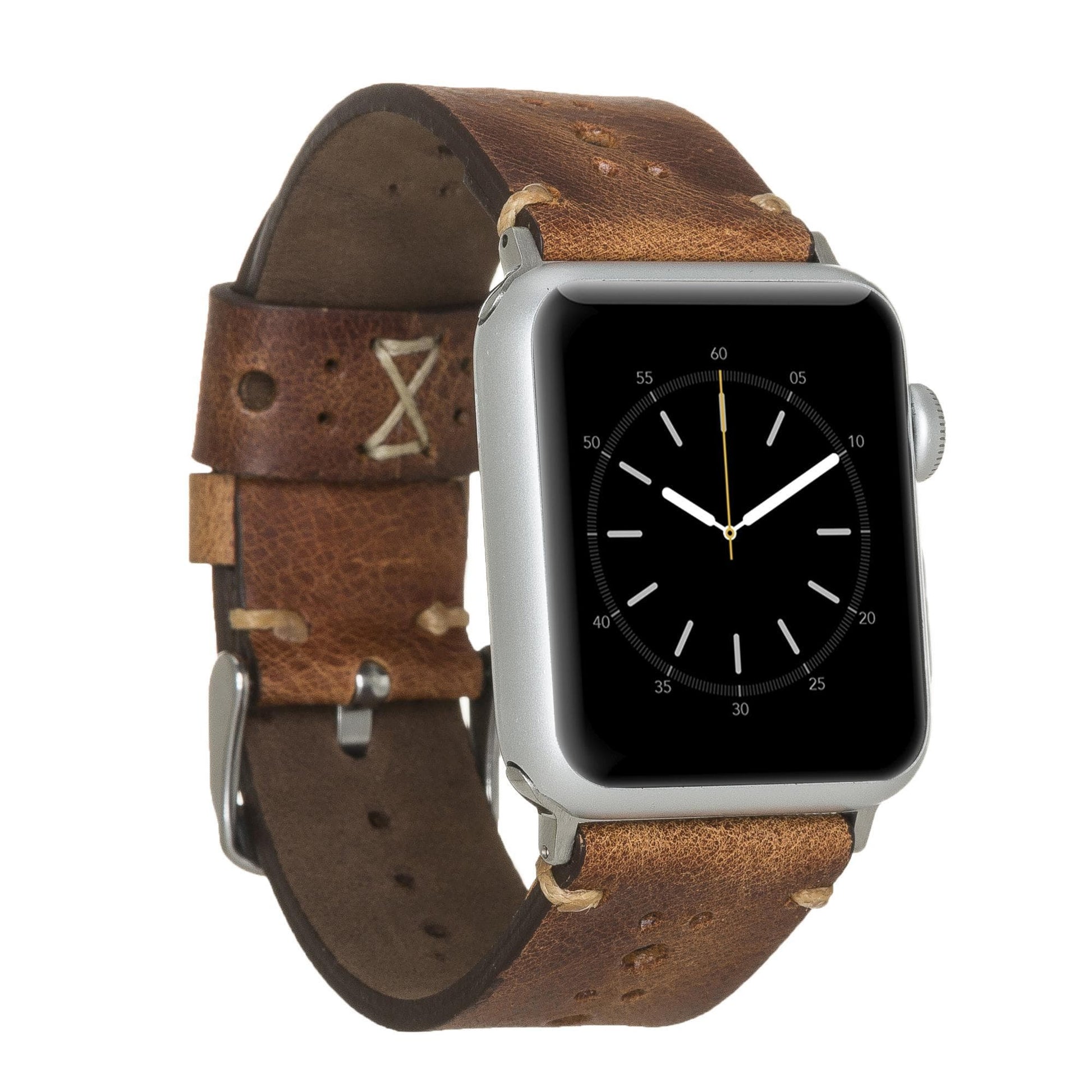 UnBranded BA4 Apple Watch Leather Band Tan