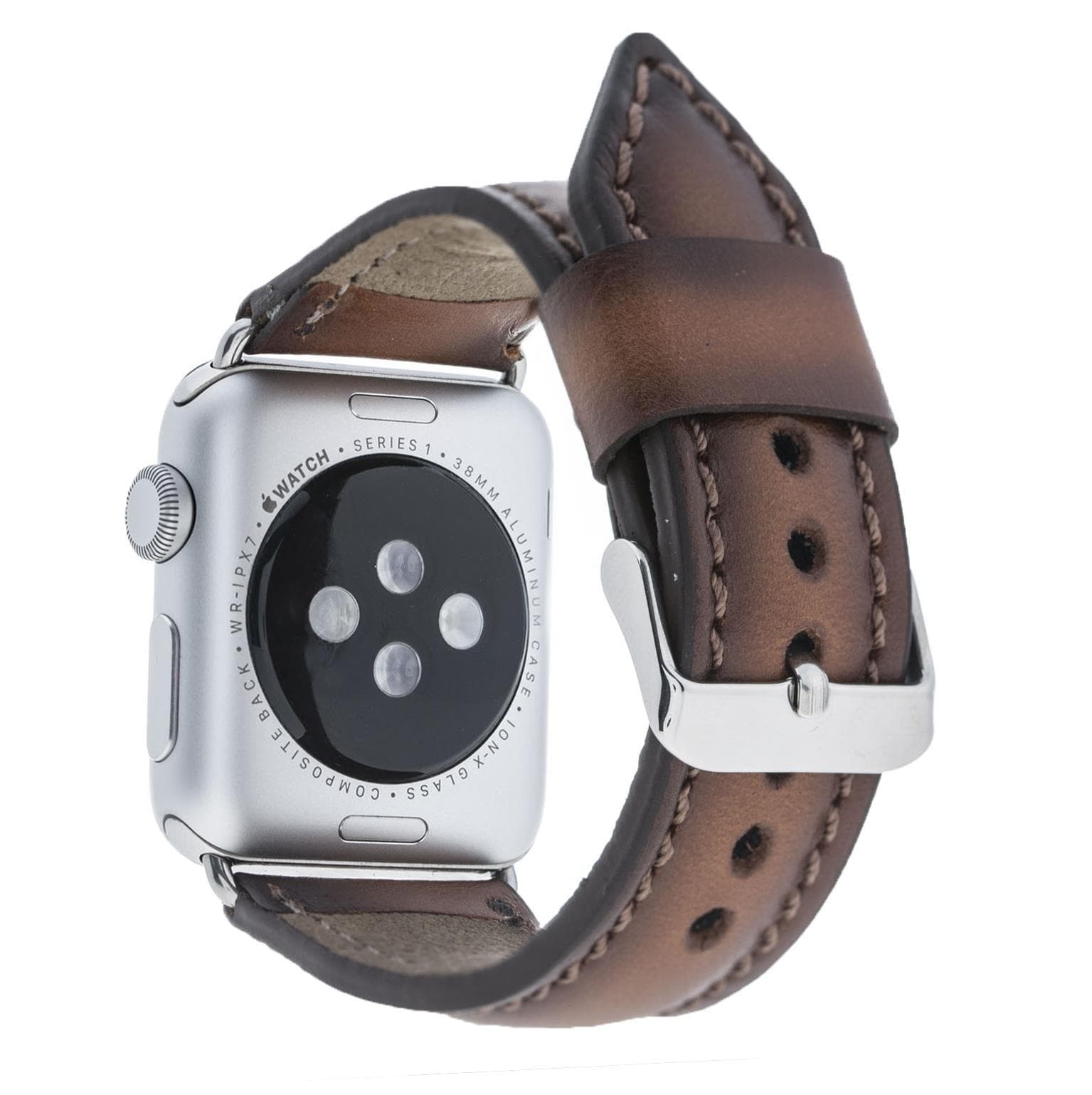 Bayelon Classic Genuine Leather Apple Watch Band - Stylish & Durable