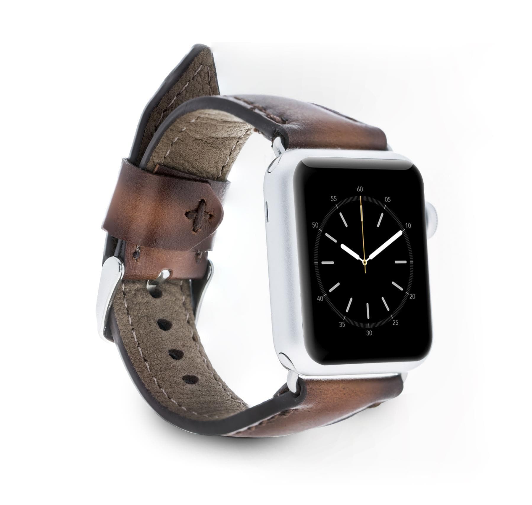 Bayelon Classic Genuine Leather Apple Watch Band - Stylish & Durable Peru 40 41 42mm