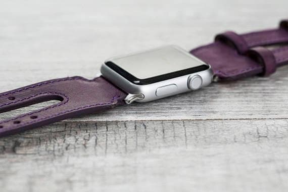 UnBranded Double Cuff Leather Apple Watch Band