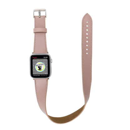 UnBranded Double Tour Leather Apple Watch Band