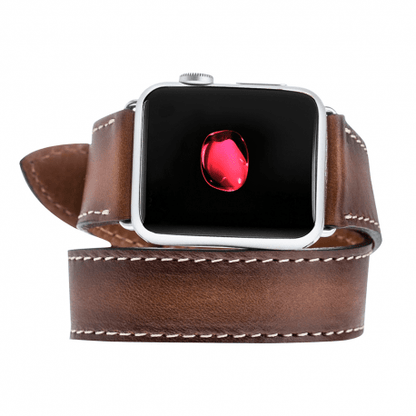 UnBranded Double Tour Leather Apple Watch Band