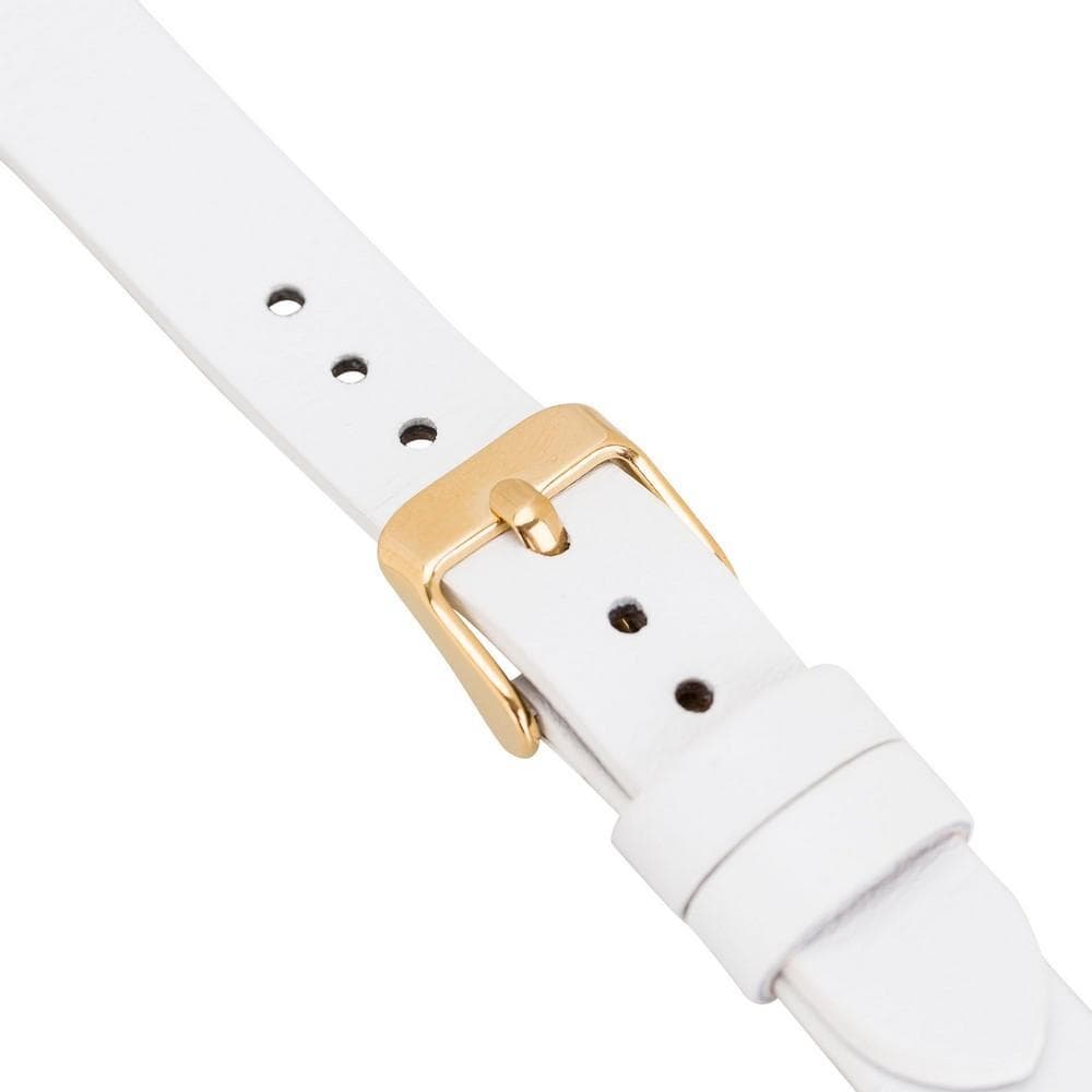 UnBranded Ferro Gold Trok Style Leather Apple Watch Band