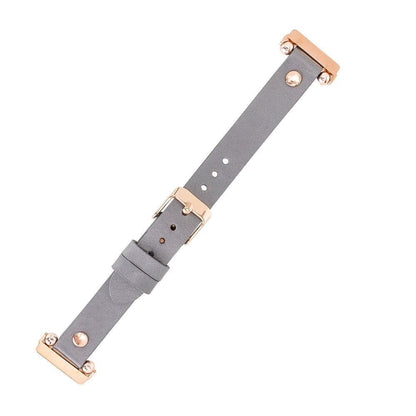 UnBranded Ferro Gold Trok Style Leather Apple Watch Band