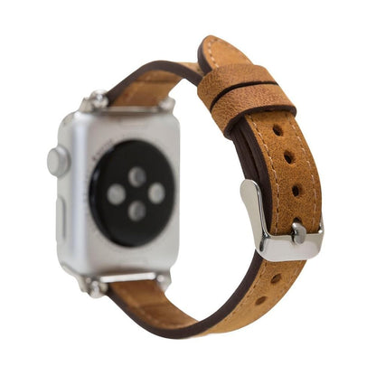 UnBranded Seamy Ferro Style Leather Apple Watch Band