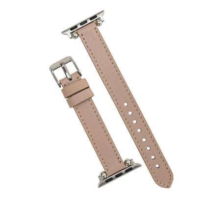 UnBranded Seamy Ferro Style Leather Apple Watch Band