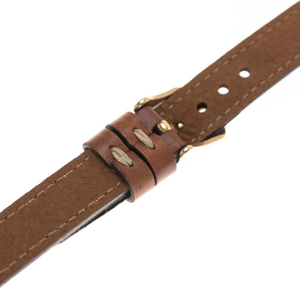 UnBranded Seamy Ferro Style Leather Apple Watch Band