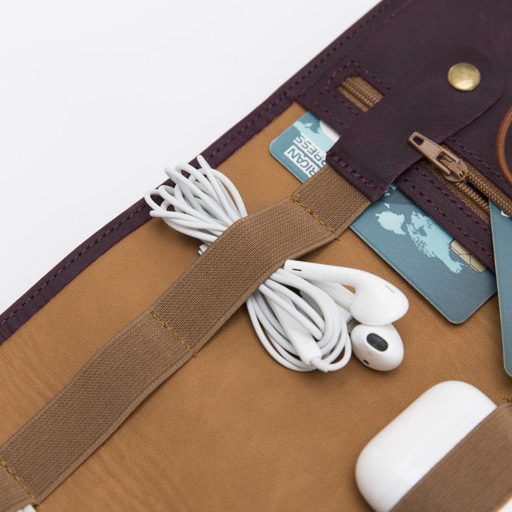 UnBranded Genuine Leather Cable Organizer