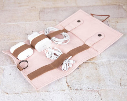 UnBranded Genuine Leather Cable Organizer