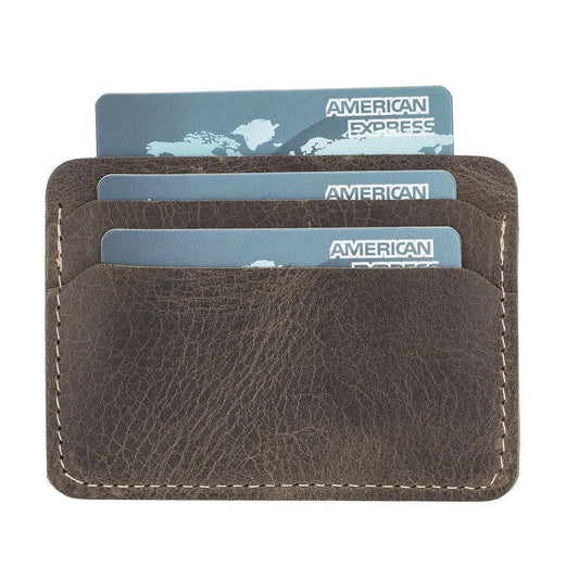 UnBranded Genuine Leather Card Holder Brown