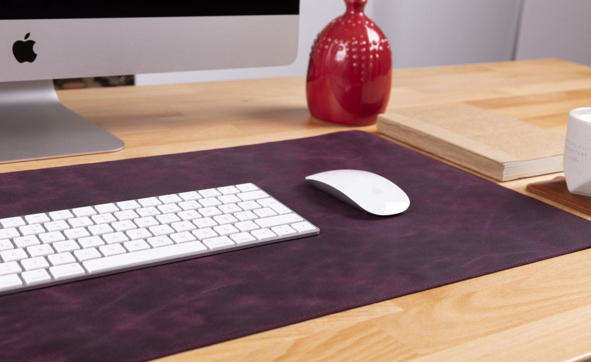 Bouletta Genuine Leather Desk Mat 37x80