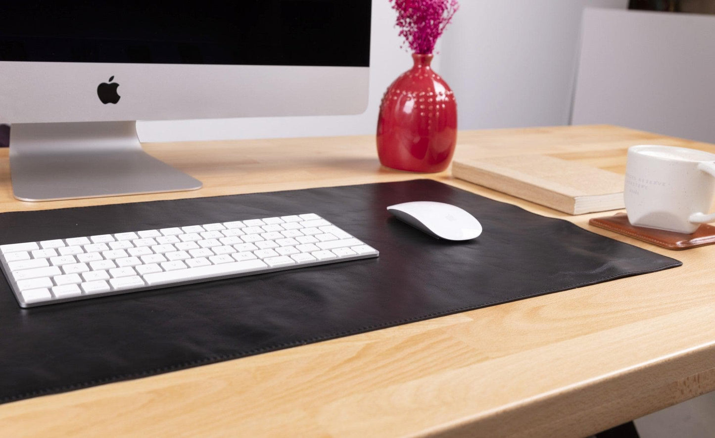 Bouletta Genuine Leather Desk Mat 37x80