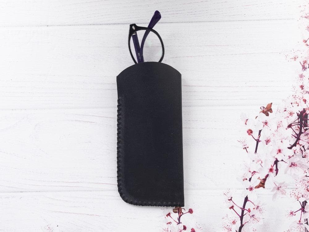 Bayelon Genuine Leather Glasses Case - Stylish Eyewear Protection