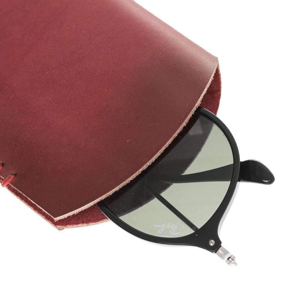 Bayelon Genuine Leather Glasses Case - Stylish Eyewear Protection
