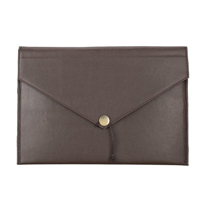 UnBranded Genuine Leather Mac Sleeve Brown